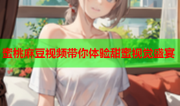 蜜桃麻豆视频带你体验甜蜜视觉盛宴