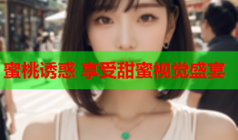 蜜桃诱惑 享受甜蜜视觉盛宴