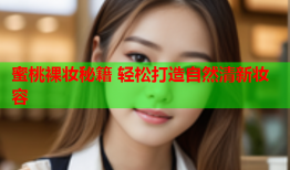蜜桃裸妆秘籍 轻松打造自然清新妆容