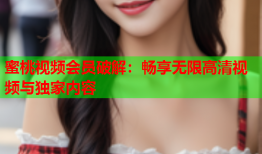 蜜桃视频会员破解：畅享无限高清视频与独家内容