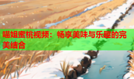 喵姐蜜桃视频：畅享美味与乐趣的完美结合