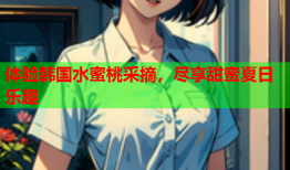 体验韩国水蜜桃采摘，尽享甜蜜夏日乐趣