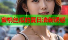 蜜桃丝瓜的夏日清新诱惑