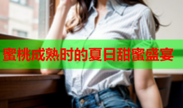 蜜桃成熟时的夏日甜蜜盛宴
