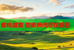 蜜桃盛宴 甜蜜瞬间尽在眼前