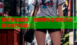 探索蜜桃视频：随时随地享受高清影视与创作乐趣(1)