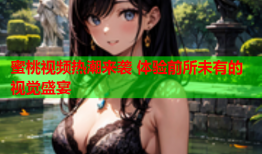 蜜桃视频热潮来袭 体验前所未有的视觉盛宴