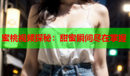 蜜桃视频探秘：甜蜜瞬间尽在掌握