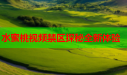 水蜜桃视频禁区探秘全新体验