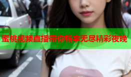蜜桃视频直播带你畅享无尽精彩夜晚
