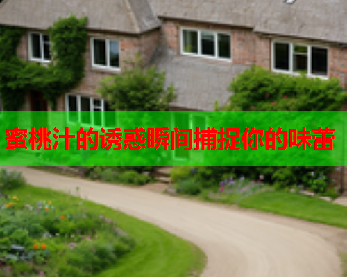 蜜桃汁的诱惑瞬间捕捉你的味蕾